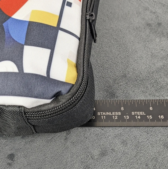 Abstract art colorful cat print zipper bag - Picture 5 of 7